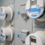 Multi-Unit Electric Meter Bank