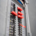 Electrical Distribution Panel with Clean Wiring