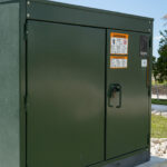 Pad-Mounted Transformer Close-Up